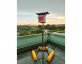 AIS NEA Class 1 Noise Monitoring System installed at Singapore construction site β rooftop with open view